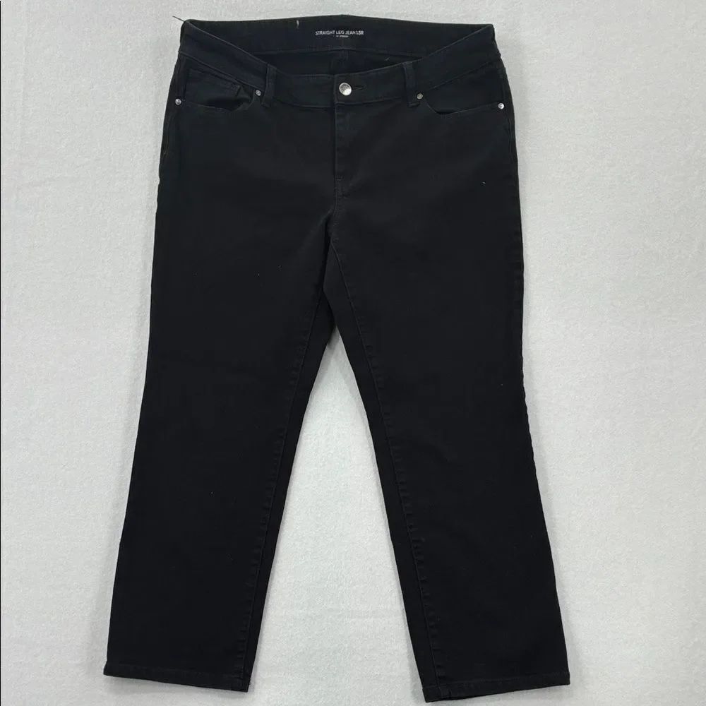 3For$20 Chico's Classic Black Ankle Jeans size 1.5(M)